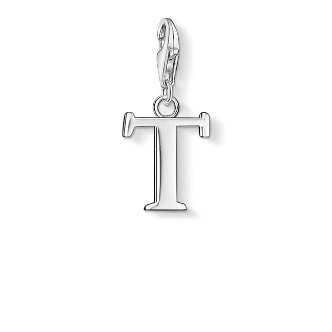 Thomas Sabo Pendentif Charm Lettre T - 0194-001-12