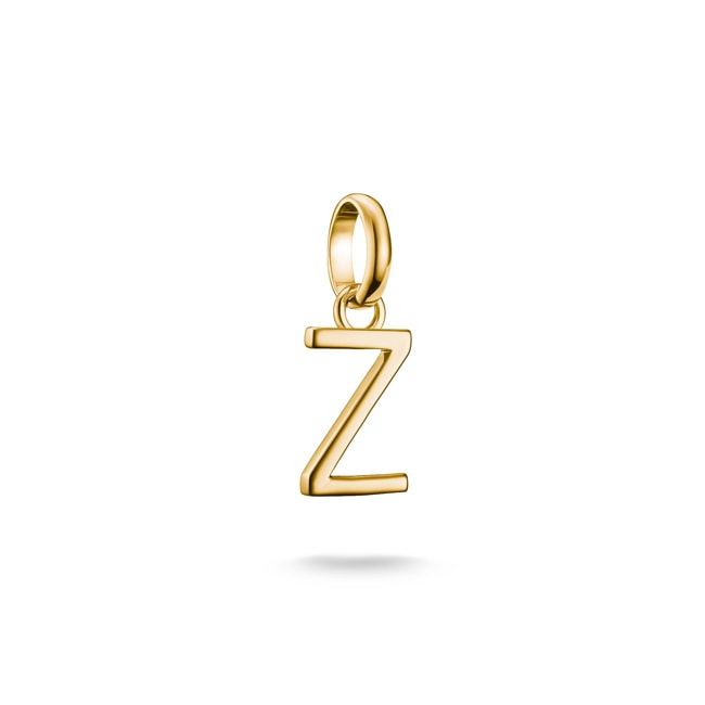Thomas Sabo Charm pendant letter Z Connect gold-plated - CC1232-413-39