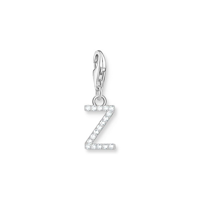 Thomas Sabo Charm pendant letter Z with white stones silver - 1963-051-14