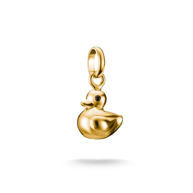 Thomas Sabo Charm-Anhänger Ente Connect vergoldet - CC1244-427-39