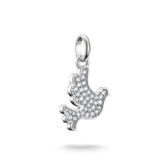 Thomas Sabo Charm-Anhänger Friedenstaube Connect Silber - CC1267-051-14