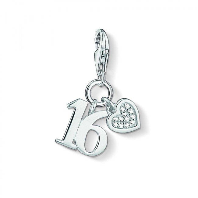 Thomas Sabo Charm pendant lucky Number 16 - 1358-051-14