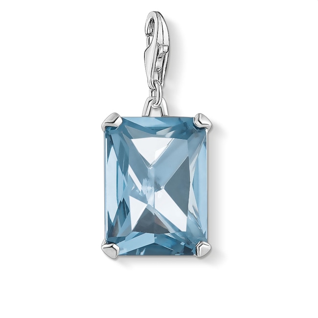 Thomas Sabo Charm pendant large stone blue - 1846-009-1