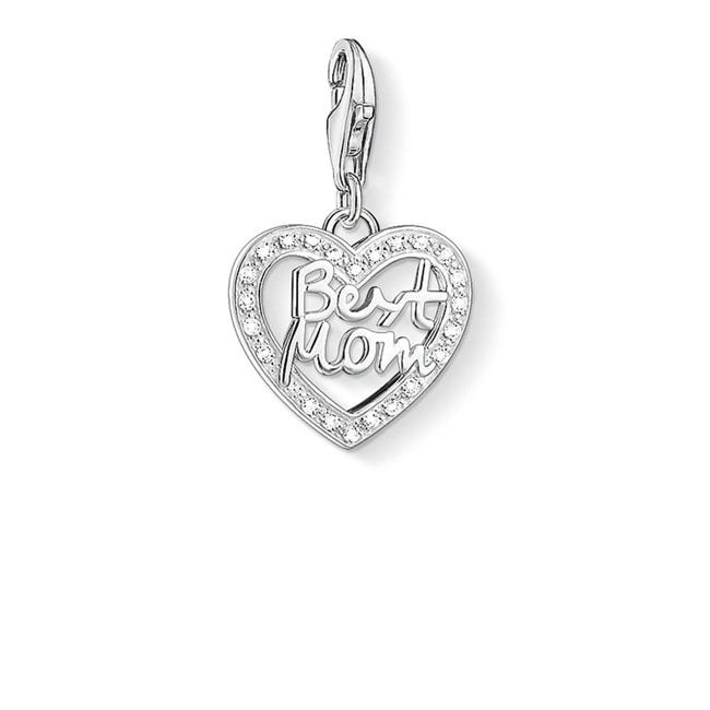 Thomas Sabo Charm-Anhänger Herz Best Mom - 1308-051-14