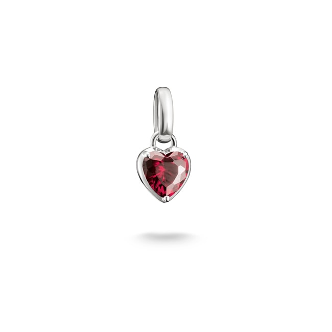 Thomas Sabo Charm-Anhänger Herz Geburtsstein Juli Connect Silber - CC1335-051-10