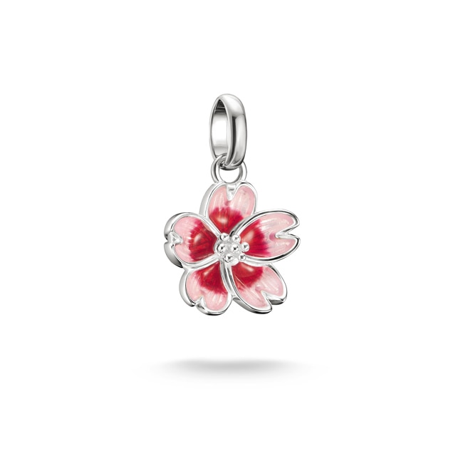 Thomas Sabo Charm-Anhänger Kirschblüte Connect Silber - CC1343-007-9