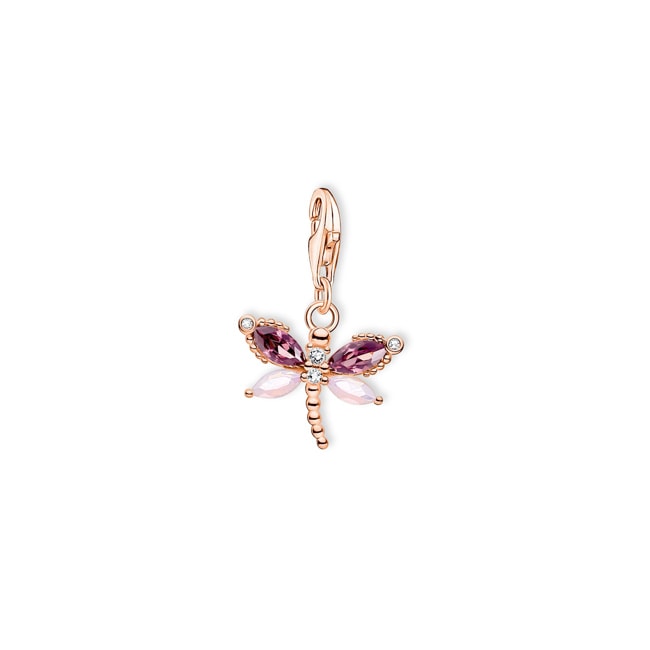 Thomas Sabo Charm pendant Dragonfly rose gold Thomas Sabo Charm pendant Dragonfly rose gold - 1873-323-7