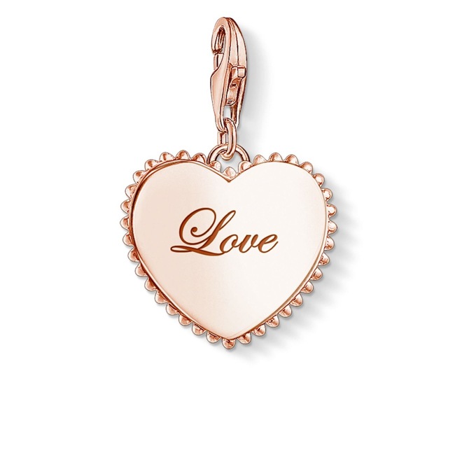 Thomas Sabo Pendentif Charm Preuve D'Amour - 1502-415-40