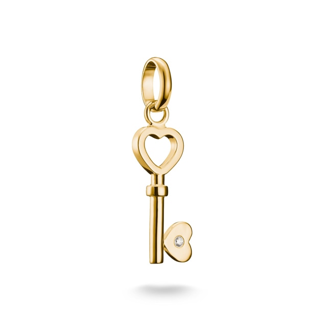 Thomas Sabo Charm-Anhänger Liebesschlüssel Connect vergoldet - CC1241-414-14