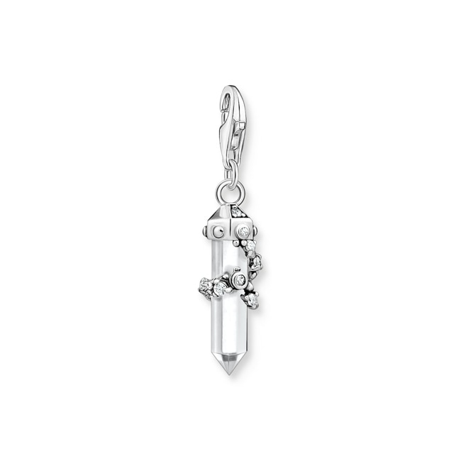 Thomas Sabo Charm pendant Milky Quartz silver - 1908-690-14