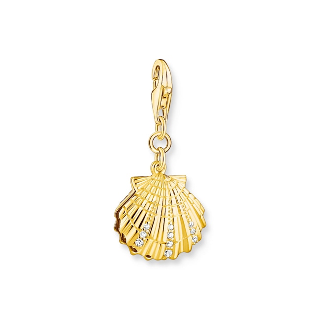 Thomas Sabo Charm-Anhänger Muschel gold - 1893-445-14