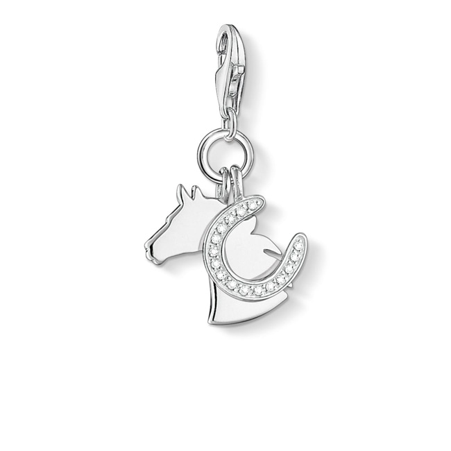 Thomas Sabo Charm pendant horse with horseshoe - 1247-051-14