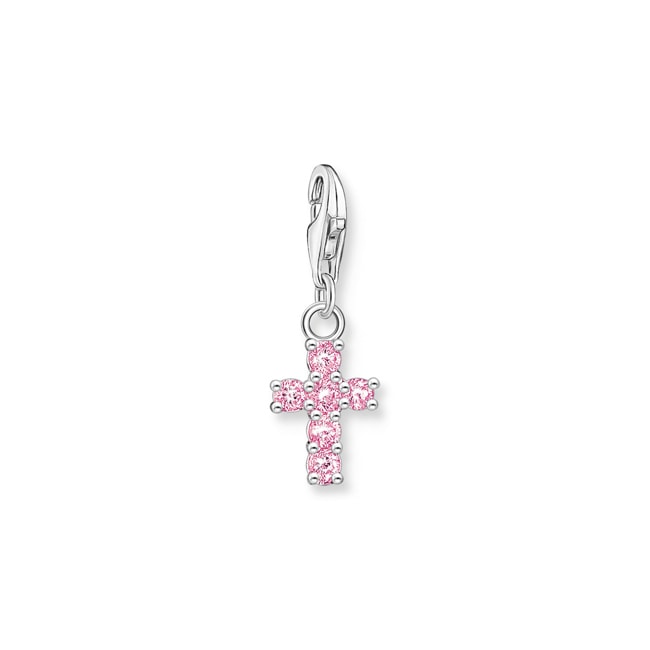 Thomas Sabo Pendentif Charm croix rose argent 925 - 2032-051-9