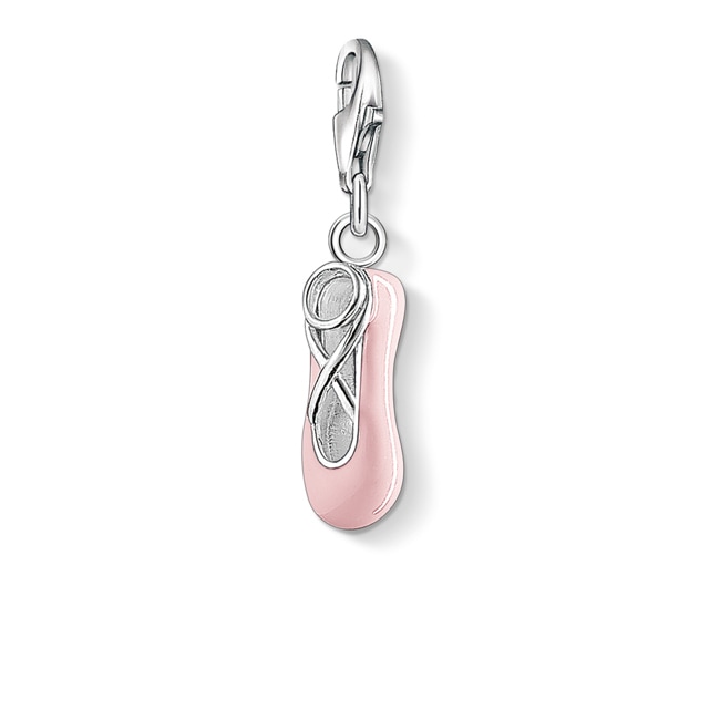 Thomas Sabo Charm pendant Pink ballet shoe - 1059-007-9