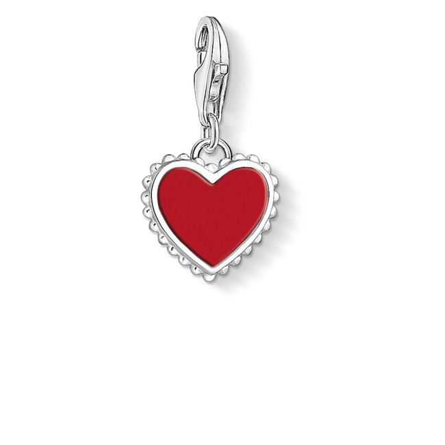 Thomas Sabo Charm-Anhänger Rotes Herz - 1564-337-10