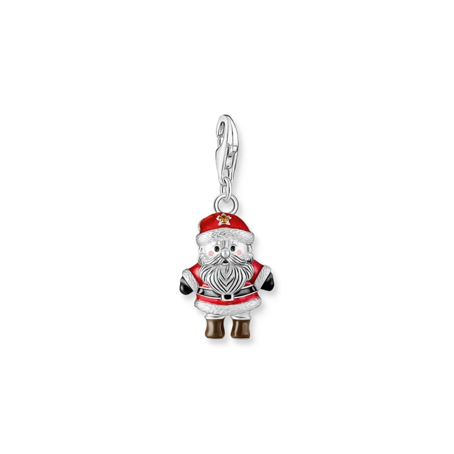 Thomas Sabo Silver Santa Claus charm pendant - 2196-691-7