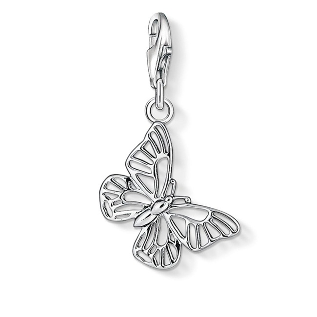 Thomas Sabo Pendentif Charm Papillon - 1038-001-12