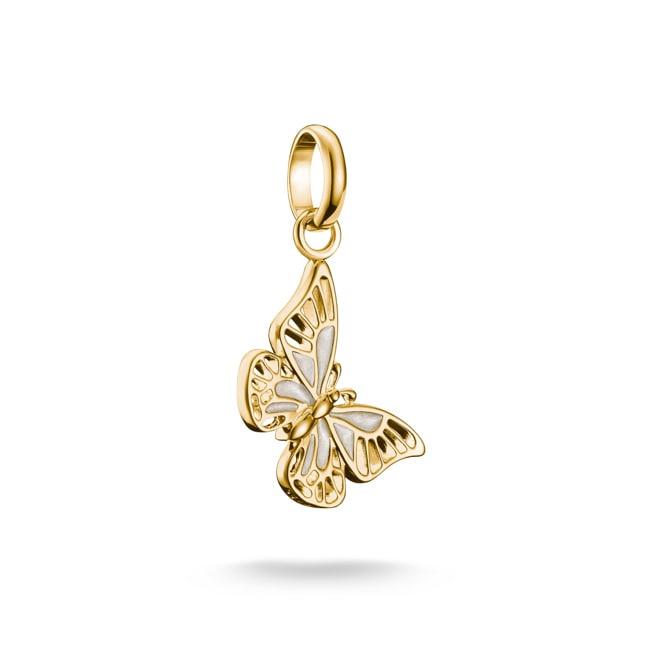Thomas Sabo Charm-Anhänger Schmetterling Connect vergoldet - CC1265-427-14