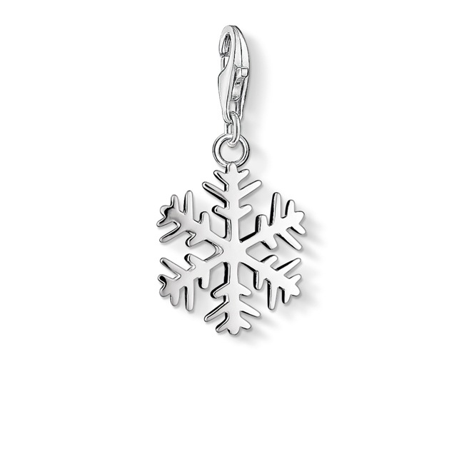Thomas Sabo Charm-Anhänger Schneeflocke - 0281-001-12