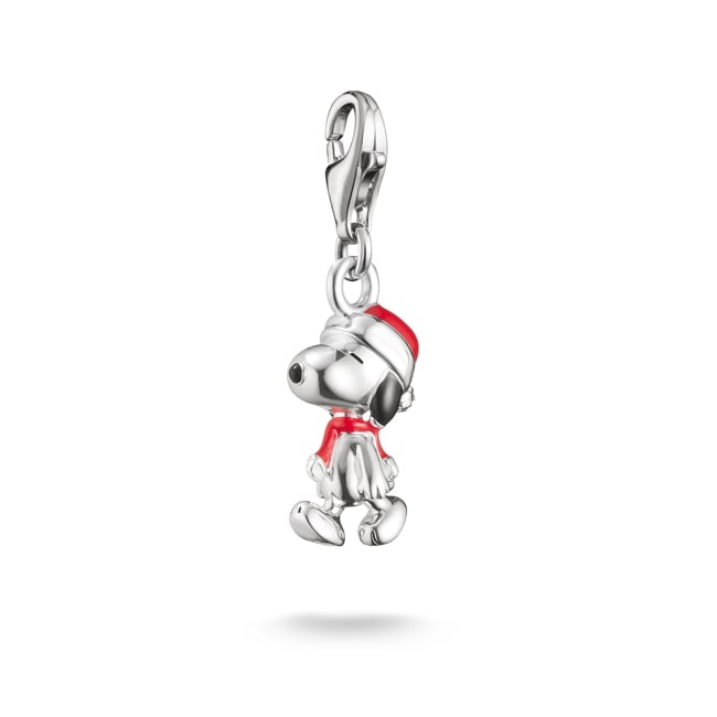 Thomas Sabo Charm-Anhänger Snoopy Santa Edition PEANUTS Connect Silber - 2227-664-10