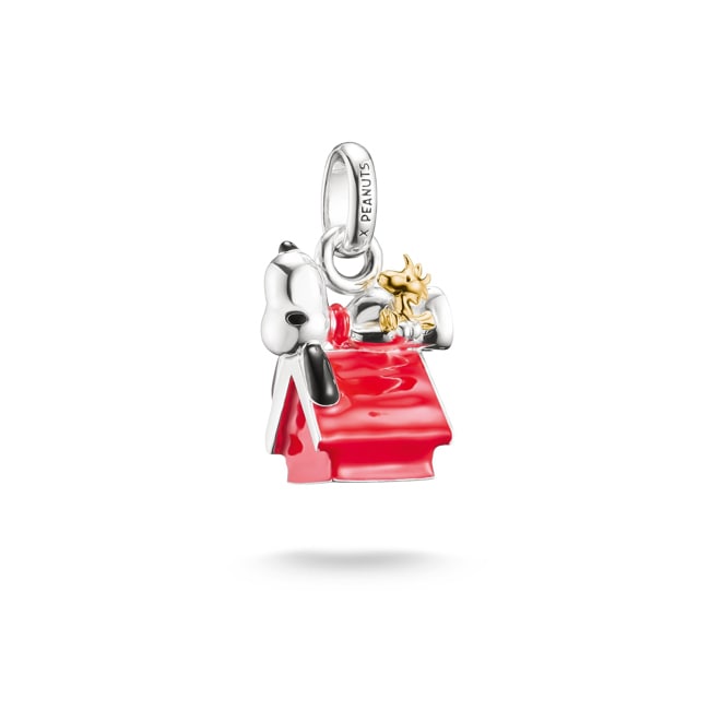 Thomas Sabo Charm-Anhänger Snoopy & Woodstock Hundehütte PEANUTS Connect Vergoldung Thomas Sabo Charm-Anhänger Snoopy & Woodstock Hundehütte PEANUTS Connect Vergoldung - CC1305-427-10