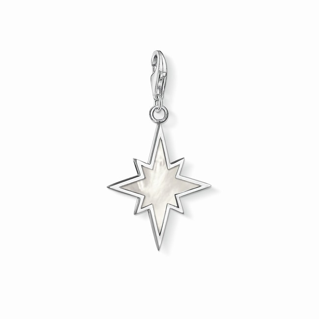 Thomas Sabo Charm pendant star mother of pearl - 1538-029-14