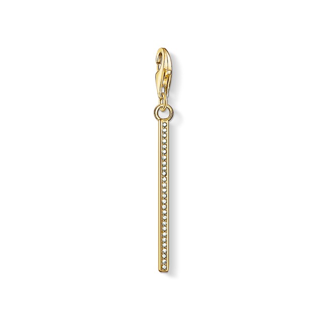 Thomas Sabo Charm-Anhänger Vertical Bar Gold - 1577-414-14