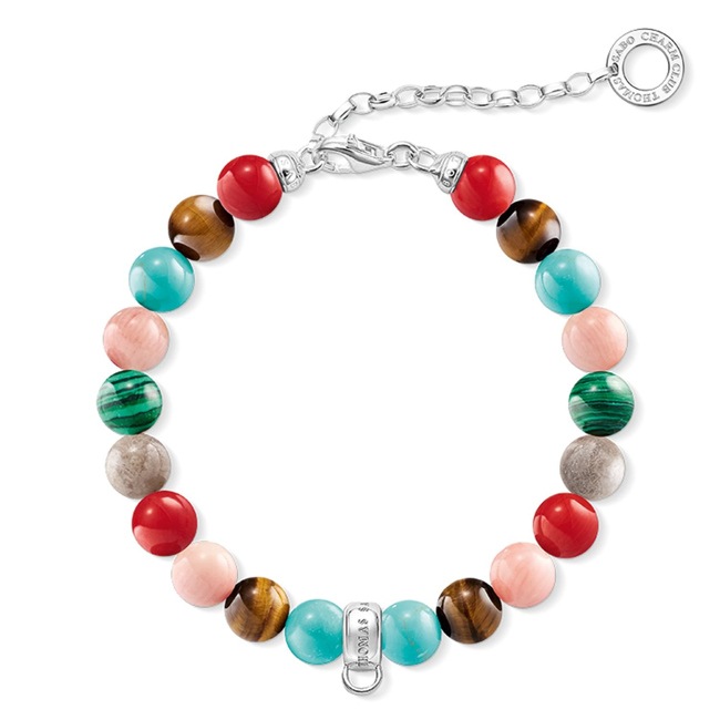 Thomas Sabo Bracelet Charm Multicolore - X0223-952-7-L18,5v