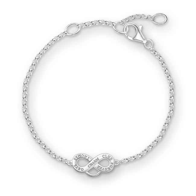Thomas Sabo Charm-Armband Infinity - X0204-001-12-L19,5v
