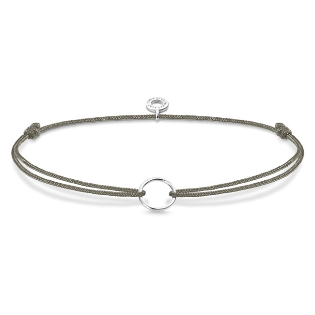 Thomas Sabo - Bracciale Con Charm Little Secret Kreis In Argento 925 Per Donna - Gioiello A Catenella Realizzato A Mano, Senza Nichel