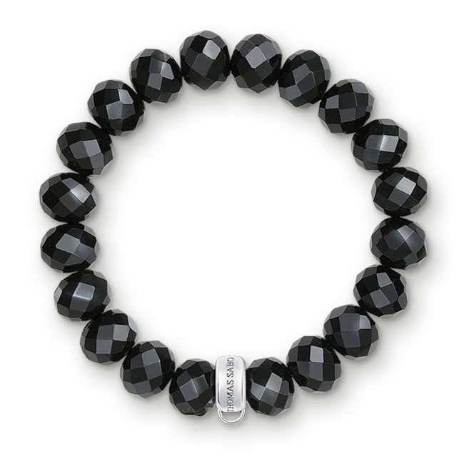 Thomas Sabo Charm bracelet Obsidian - X0035-023-11