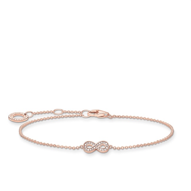 Thomas Sabo Charm Club Armband Infinity roségold - A2003-416-14-L19v