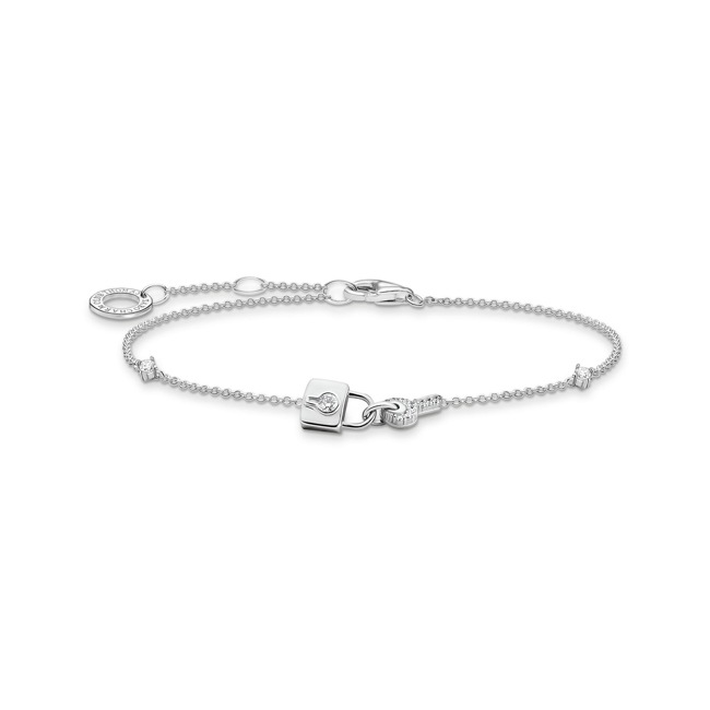 Thomas Sabo Charm Club Armband Schloss silber - A2040-051-14-L19V