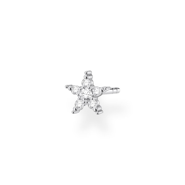 Thomas Sabo Charm club single stud earrings star silver - H2134-051-14
