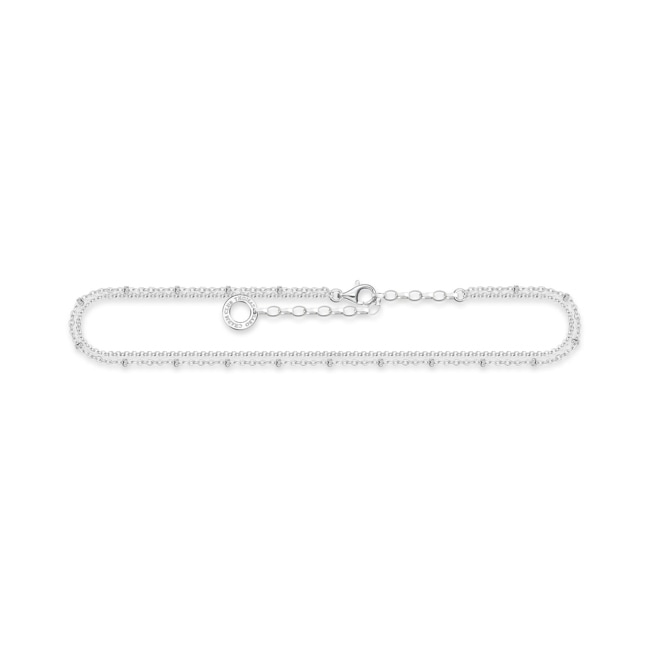 Thomas Sabo Charm club Anklet doublereihig silver - AK0030-001-21-L27V