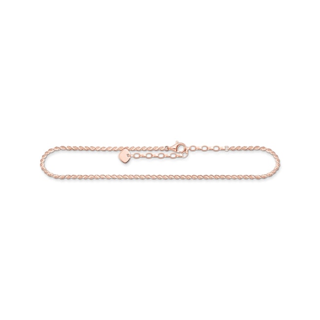 Thomas Sabo Charm Club Fusskette roségold - AK0035-415-40-L27V