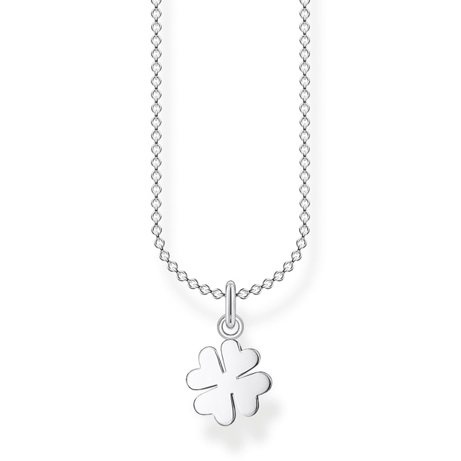 Thomas Sabo Charm club chain Cloverleaf silver - KE2037-001-21