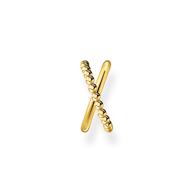 Thomas Sabo Charm Club Manchette d’oreille double billes d'or - EC0023-413-39