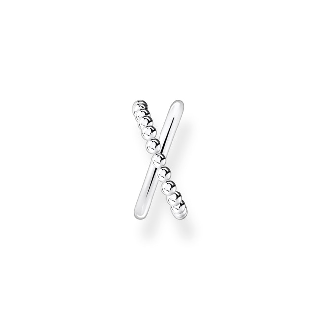 Thomas Sabo Charm Club Manchette d’oreille double billes d'argent - EC0023-001-21