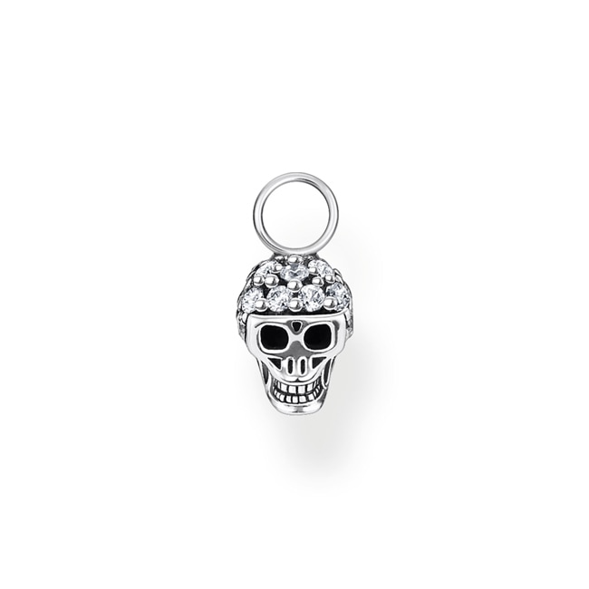 Thomas Sabo Charm club earring pendant skull - EP012-643-14