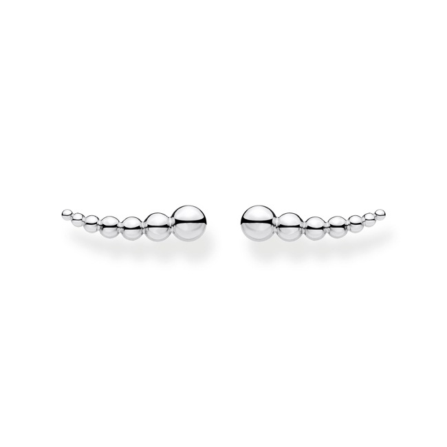 Thomas Sabo Charm club earring Ear climber balls silver - H2156-001-21