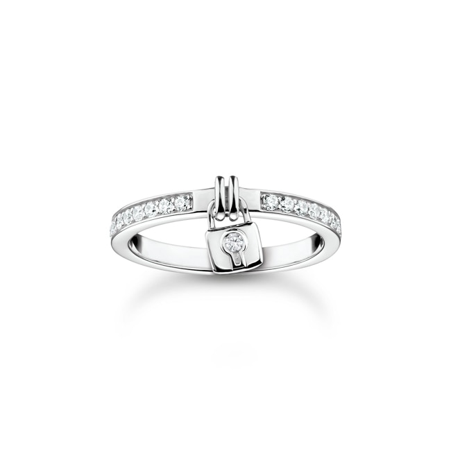 Thomas Sabo Charm club Ring lock silver - TR2371-051-14