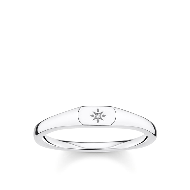 Thomas Sabo Charm Club Bague étoile argent - TR2314-051-14