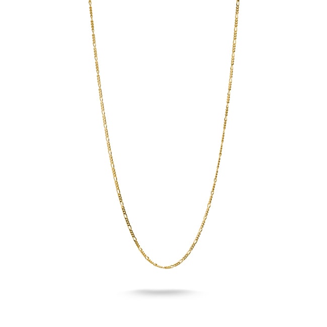 Thomas Sabo Charm-Kette Figaro-Design vergoldet - KE2329-413-39-L45v