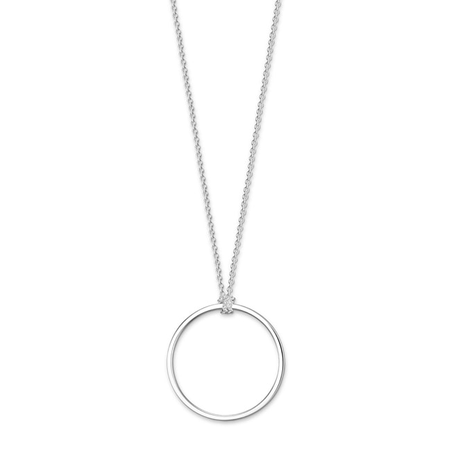 Thomas Sabo Charm necklace Circle silver - X0252-001-21