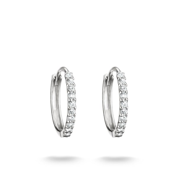 Thomas Sabo Classic TS Creolen mit weissem Zirkonia - CR776-051-14