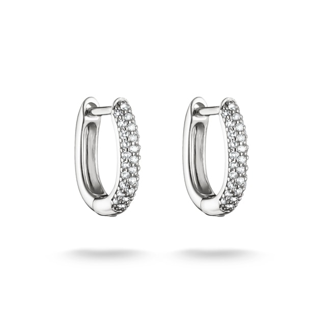 Thomas Sabo Classic TS Creolen mit weissem Zirkonia - CR779-051-14