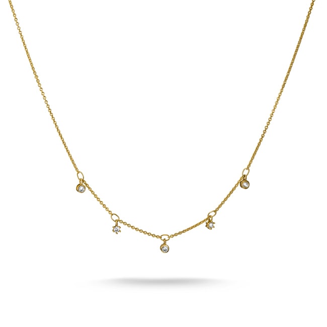 Thomas Sabo Classic TS Kette Mit Weissem Zirkonia - KE2071-M01-14-L45V