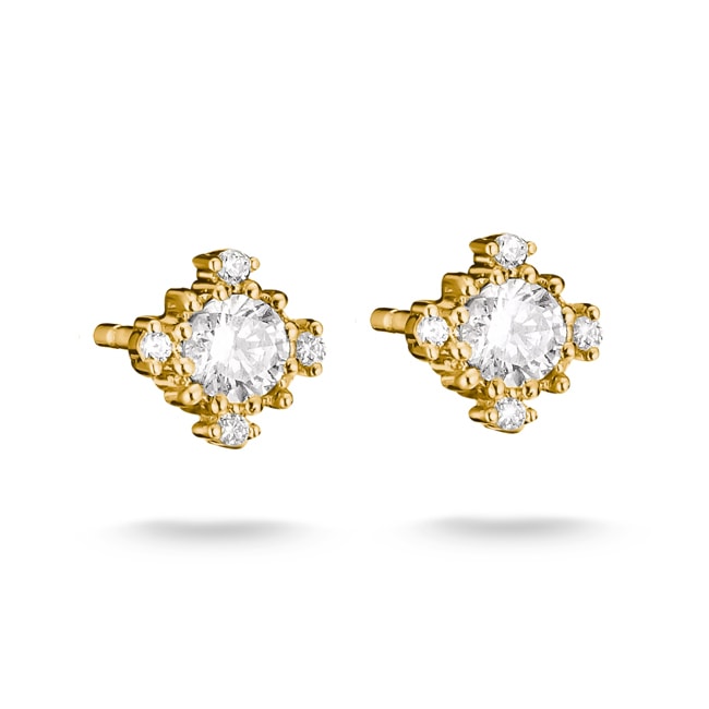 Thomas Sabo Classic TS Ohrstecker Mit Weissem Zirkonia - H2311-M01-14