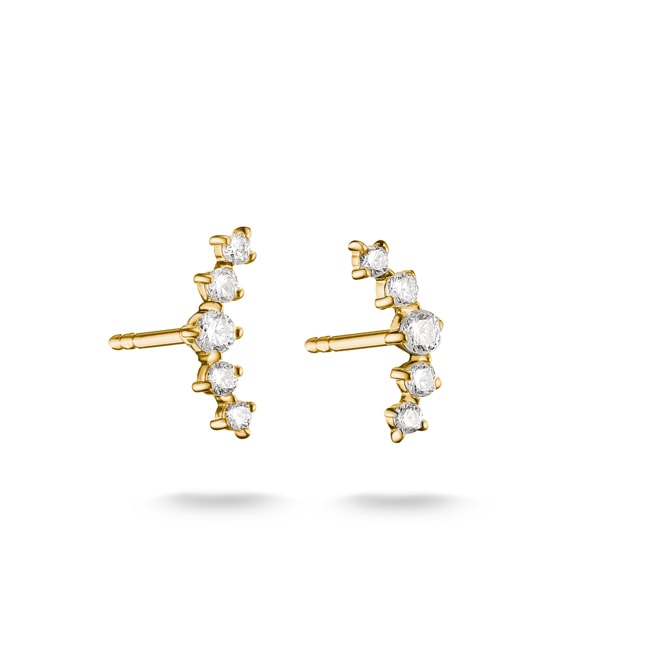 Thomas Sabo Classic TS Ohrstecker mit weissen Zirkonia - H2375-M01-14